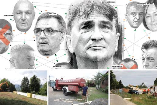 FOTO Kod Plitvica ni&ccaron;e 'Ran&ccaron; milijuna&scaron;a'. Mje&scaron;tani: 'Za nas nema vode, a za nove vile ima'
