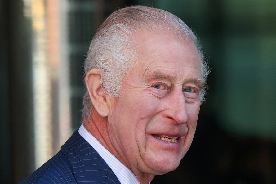 Britain's King Charles and Queen Camilla visit the University College Hospital Macmillan Cancer Centre, in London