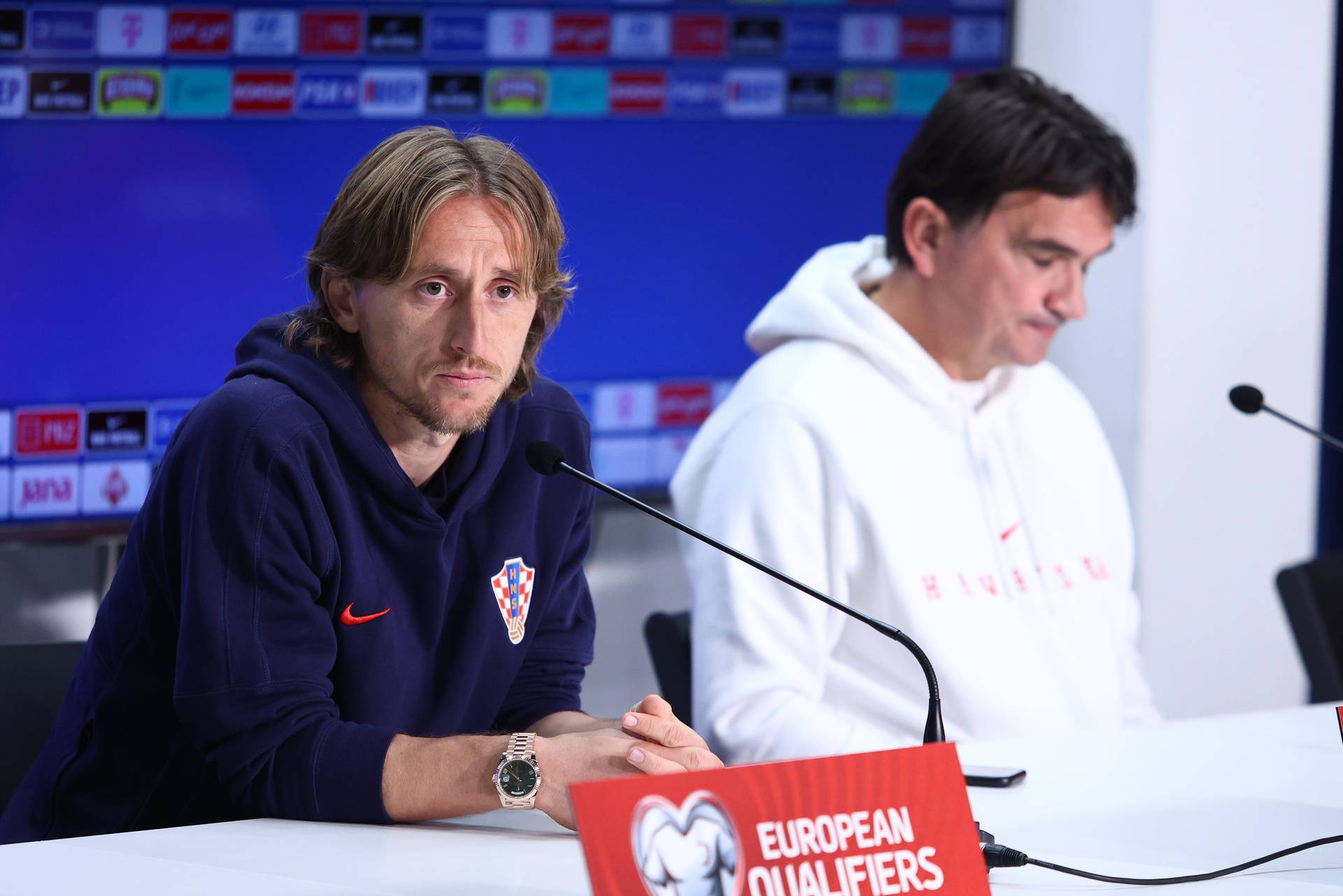 Split: Luka Modrić i Zlatko Dalić na konferenciji za medije uoči utakmice s Walesom