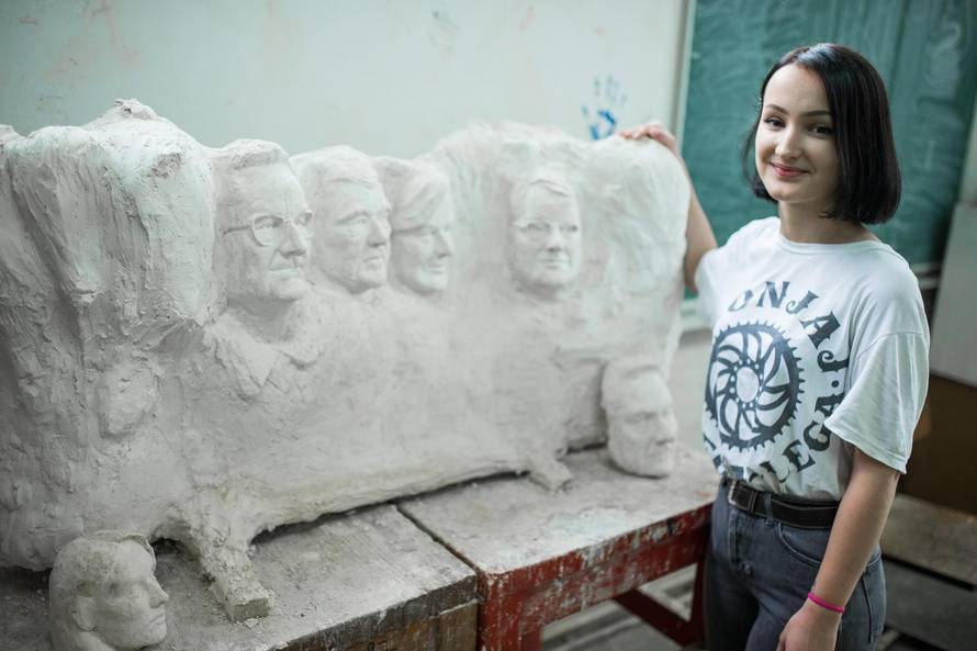 Dora (18) napravila je Mount Rushmore na hrvatski način...