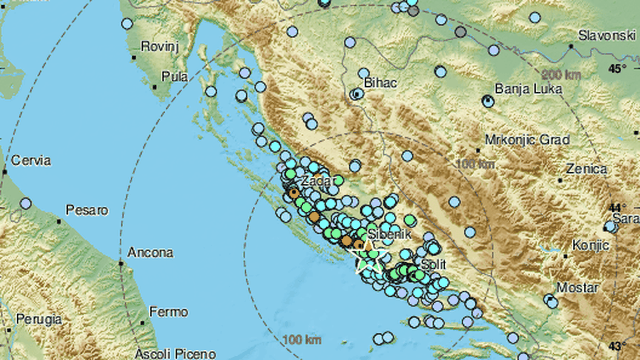 Seizmologinja o potresu kod Šibenika: Ovo je novi epicentar