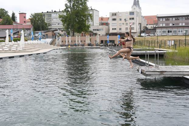 Čazma: Otvorena sezona kupanja na jedinom biološkom bazenu u Hrvatskoj