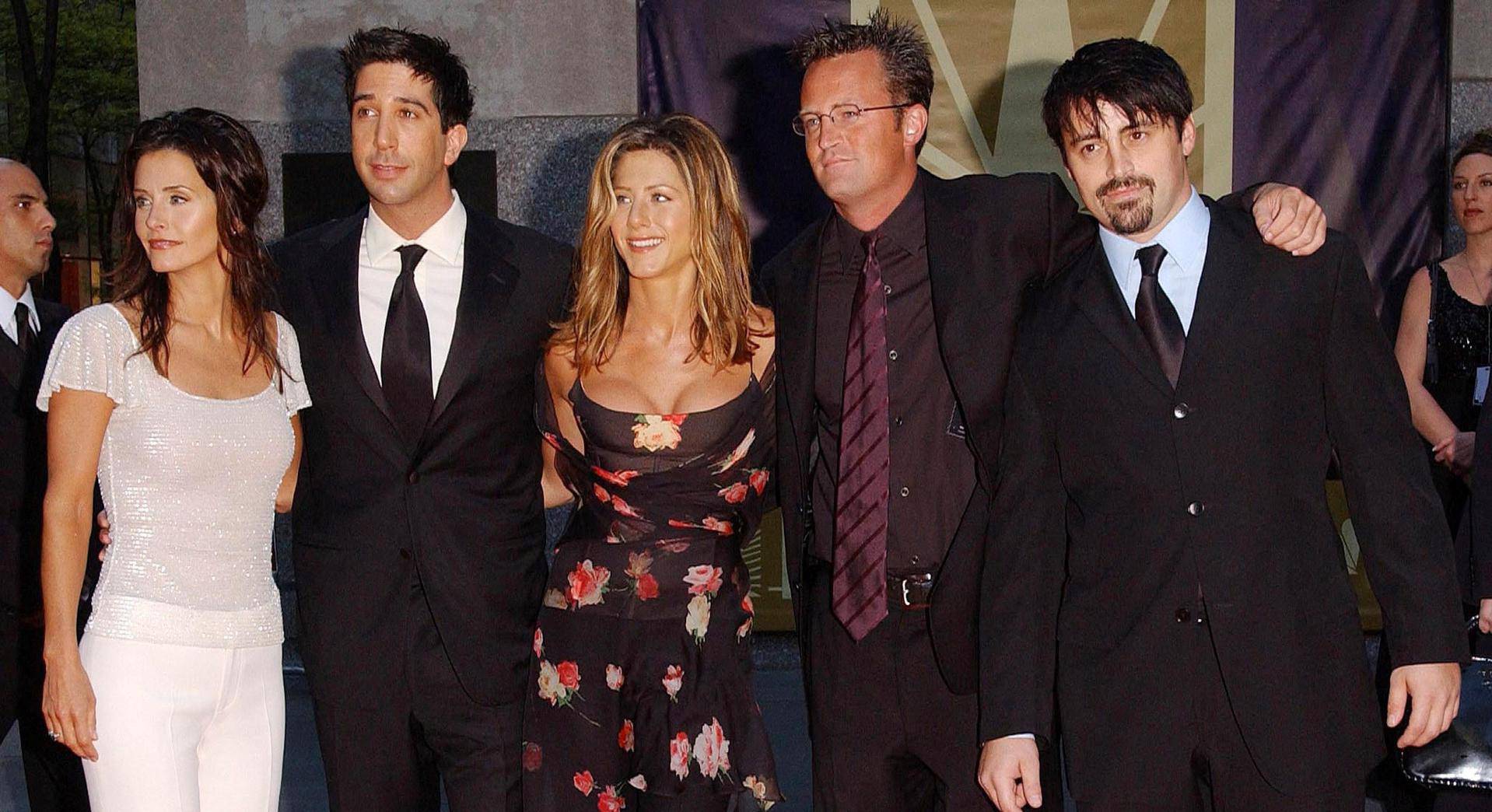 FILE PHOTO: FRIENDS CAST ARRIVES AT THE NBC 75TH ANNIVERSARY PARTY.