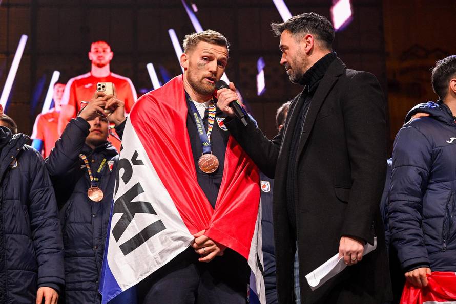 Zagreb: Svečani doček rukometnih reprezentativaca nakon osvojene bronce na Europskom prvenstvu