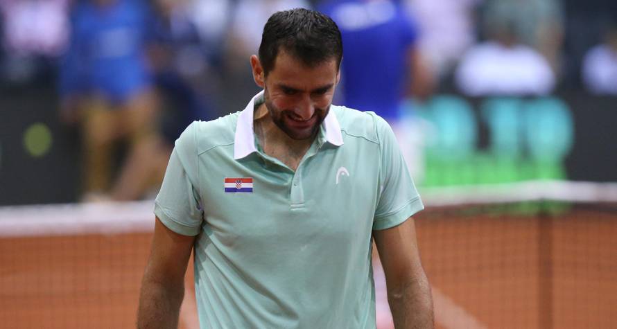 Osijek: Davis Cup, Hrvatska - Francsuka, Marin Čilić - Arthur Rinderknech