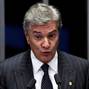 FILE PHOTO: Senator Collor de Mello speaks during a vote session on the impeachment of President Dilma Rousseff in Brasilia
