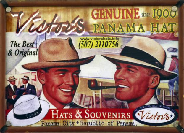 Panama - Hat advertizement