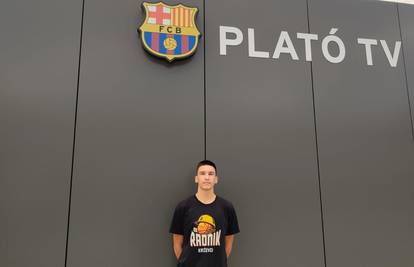 Odlikaš Borna (15) iz Križevaca otišao na probu u Barcelonu