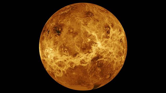 FILE PHOTO: Data from NASA's Magellan spacecraft and Pioneer Venus Orbiter is used in an undated composite image of the planet Venus