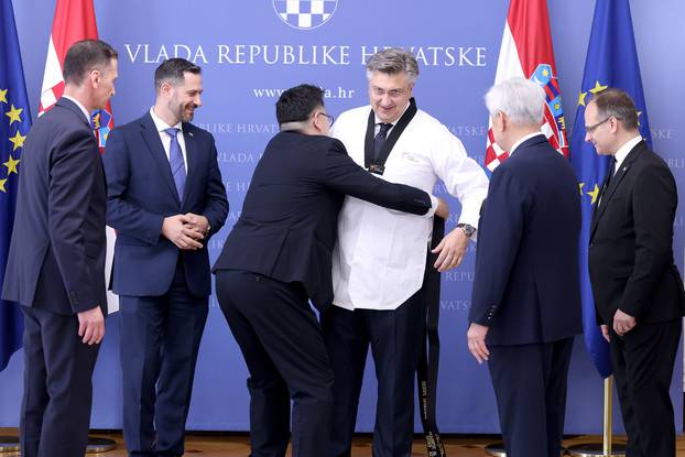 Zagreb: Plenkovic primio izaslanstvo Svjetske taekwondo federacije