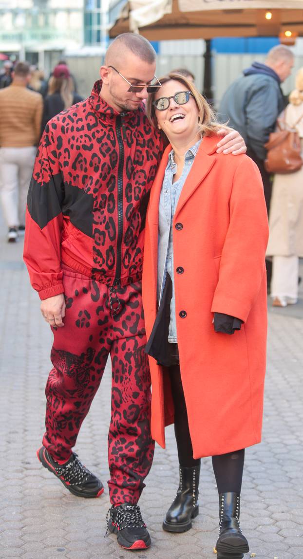 Josipa Rupić i Leo Pavlačić na zagrebačkoj špici