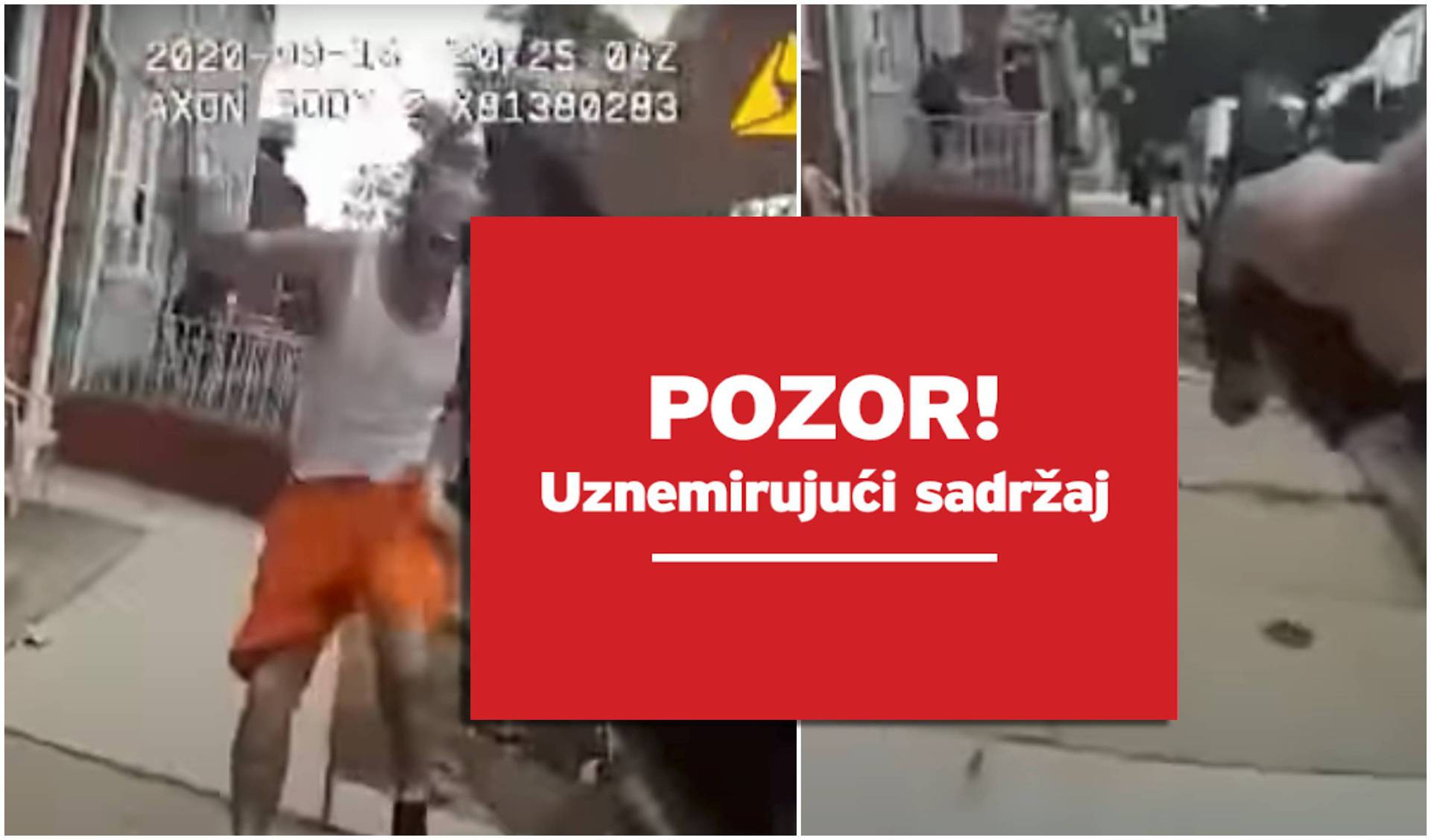 Policajac pucao u crnca koji mu se približavao s nožem: Izbili neredi, prosvjednici divljaju