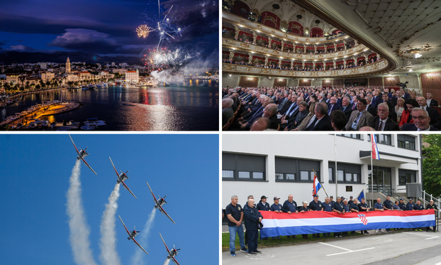 200 fotografija s proslave Dana državnosti: Državni vrh stigao u HNK, u Splitu veliki vatromet...