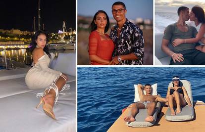 Ronaldo i Georgina izmjenjuju nježnosti na jahti od 46 mil. kn