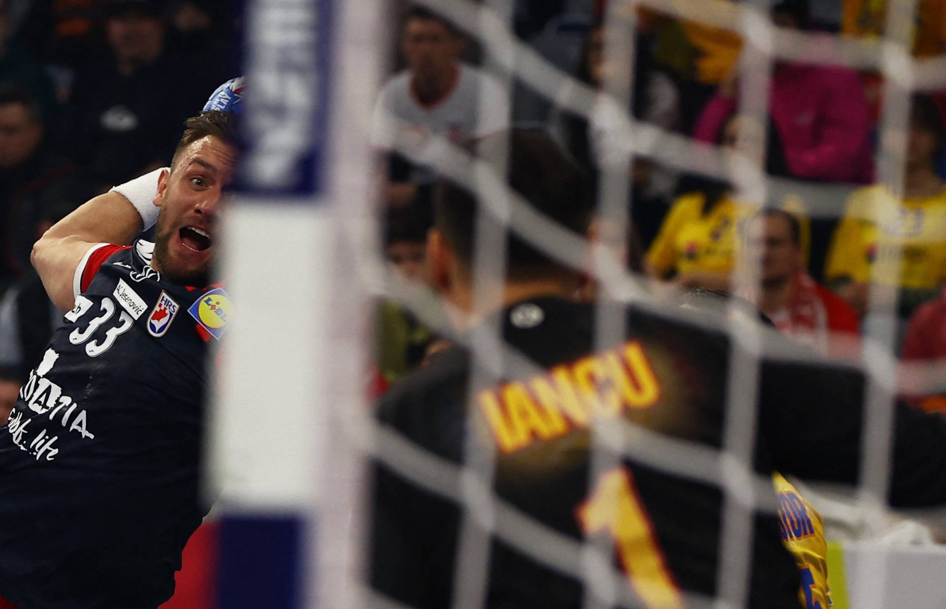 EHF 2024 Men's European Handball Championship - Preliminary Round - Group B - Croatia v Romania