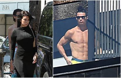 Ronaldo u karanteni 'pločice' sunča, a Georgina u shoppingu