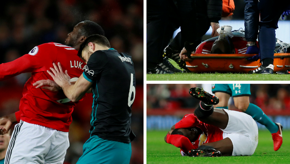 Old Trafford zanijemio! Lukaku je iznesen s maskom za kisik...