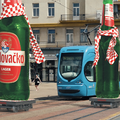 Jeste li vidjeli? Tramvajskom prugom provozala se navijačka Karlovačko boca!