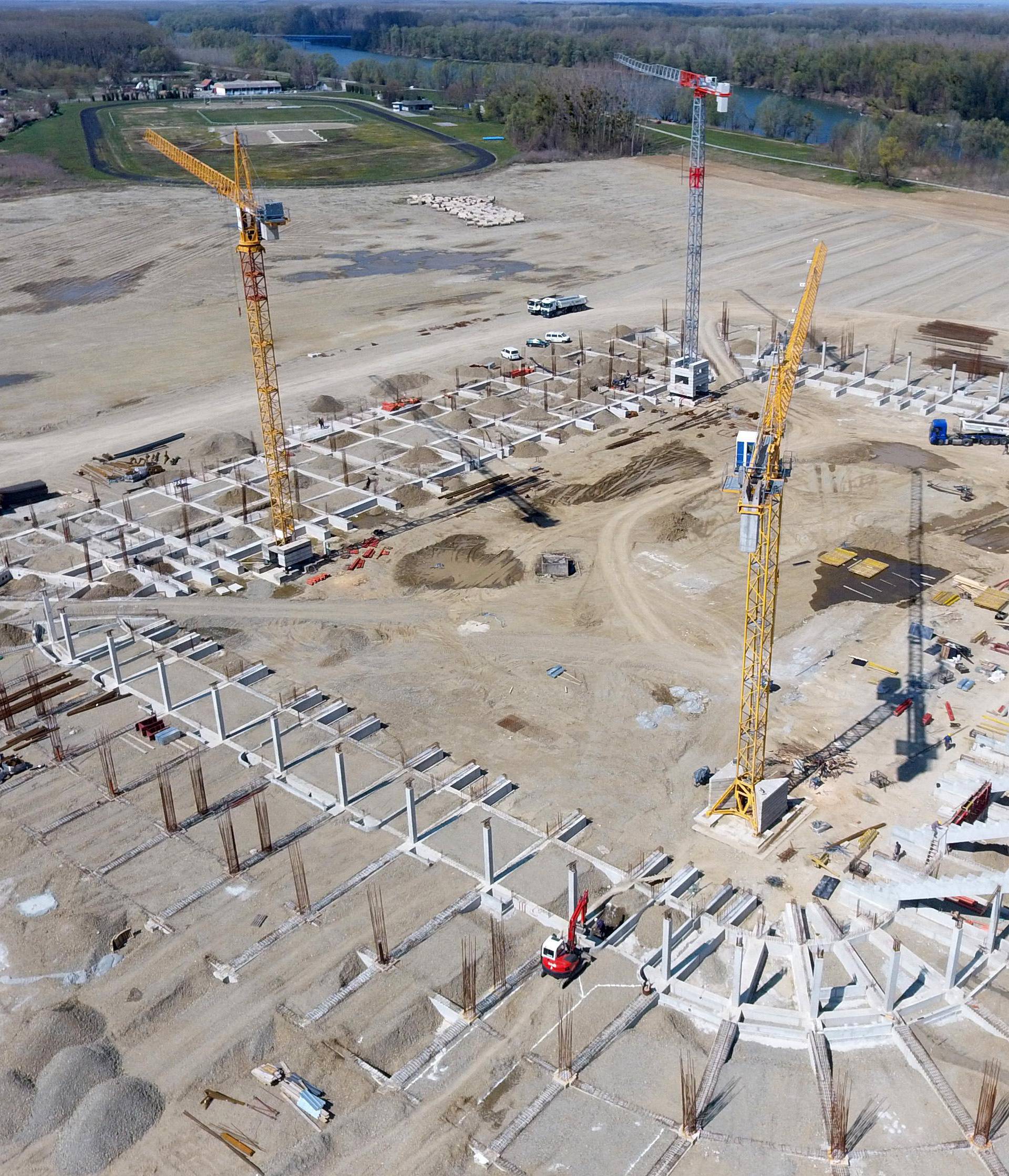 Pogledajte kako Pampas raste, stadion Osijeka lijepo se nazire