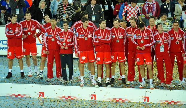 ARHIVA - Zagreb: SP 2009. Ceremonija dodjele medalja