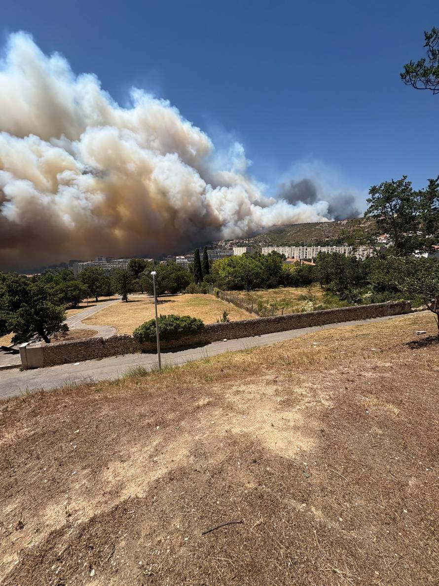 Wildfire in Marseille