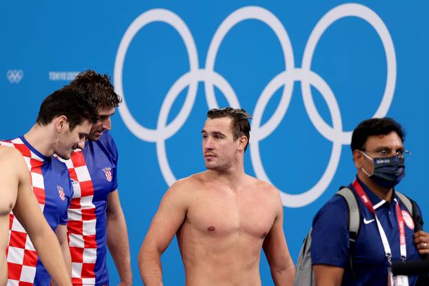 Tokio: Vaterpolo utakmica za peto mjesto Hrvatska - SAD