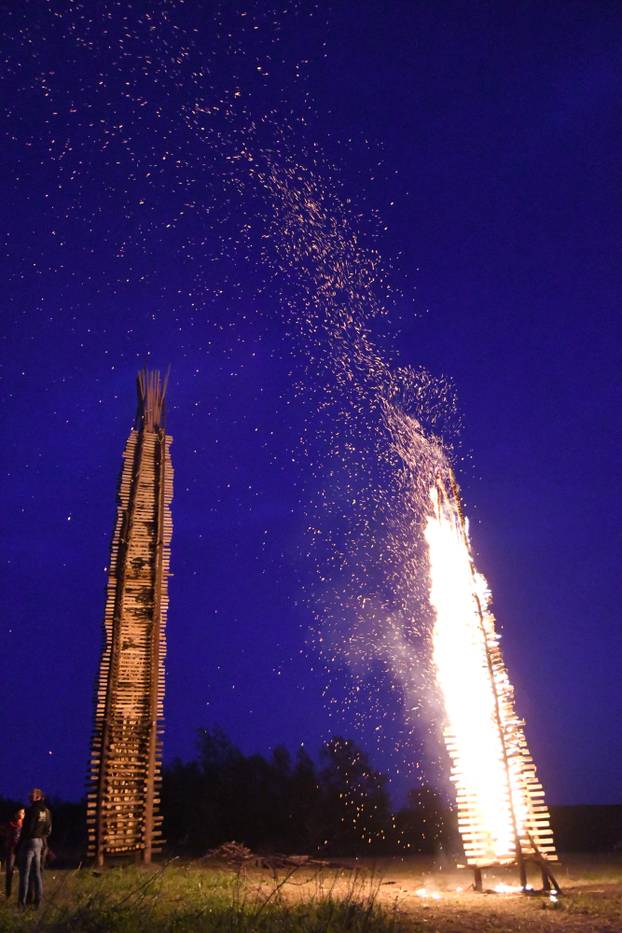 Popovec Kalnički: Paljenje najveće vuzmice u potkalničkim mjestima