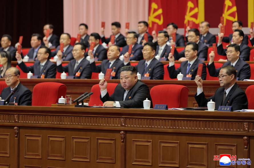 North Korea ruling Workers' Party re-elects Kim Jong Un as general secretary, KCNA says