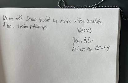 Veleposlanica Srbije odala je počast hrvatskim  civilnim žrtvama: 'Vječno poštovanje'