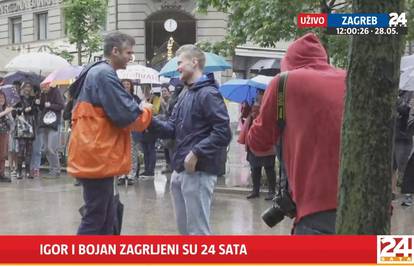 VIDEO Igor i Bojan nisu puštali zagrljaj ni kad su oblačili jakne