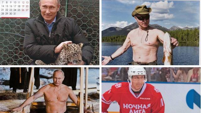 Novi Putinov kalendar: Drži tigra, lovi ribu, a igra i hokej