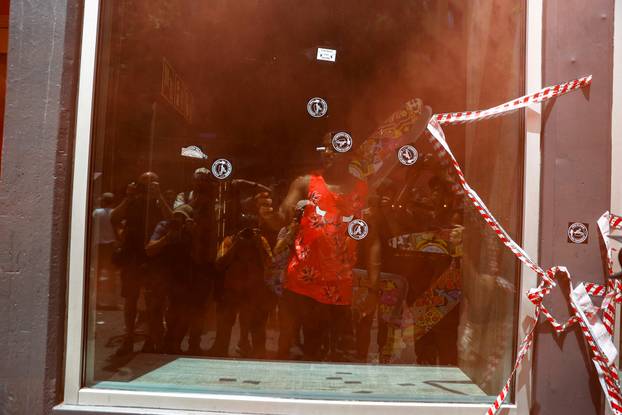 Anti-tourism protest in Barcelona