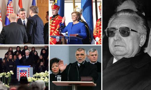 FOTO Vremeplov: Prisjetite se kako je bilo na inauguracijama Mesića,  Josipovića, Kolinde...