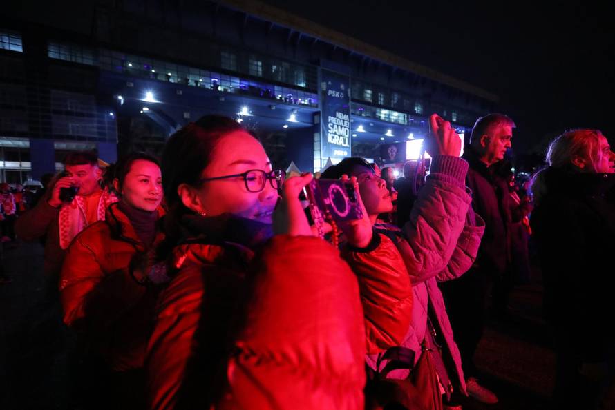 Zagreb: Fan zona kod stadiona u Maksimiru uz zabavni sadržaj uoči utakmice Hrvatska - Armenija