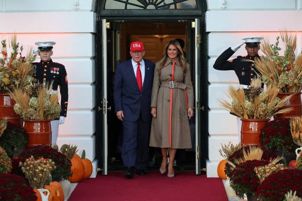 U.S. President Trump and first lady host Halloween event at White House in Washington