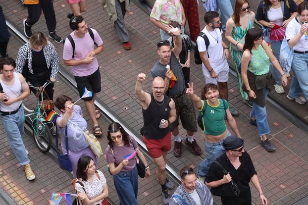 Zagreb: 25. Povorka ponosa LGBTIQ zajednice "Korak po korak, iskorak!"