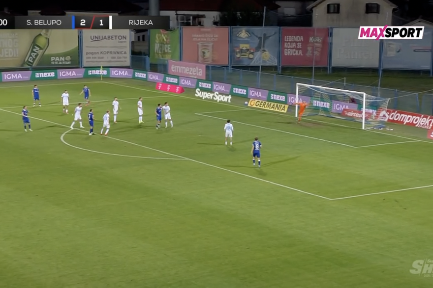 Golovi na utakmici Slaven Belupo - Rijeka