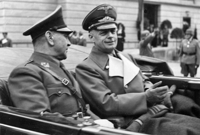 Joachim von Ribbentrop und Ante Pavelic