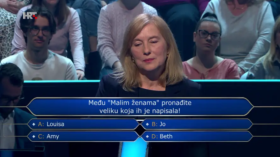 Željka je u 'Milijunašu' odustala na 13. pitanju i osvojila 18.000 eura. Znate li vi točan odgovor?