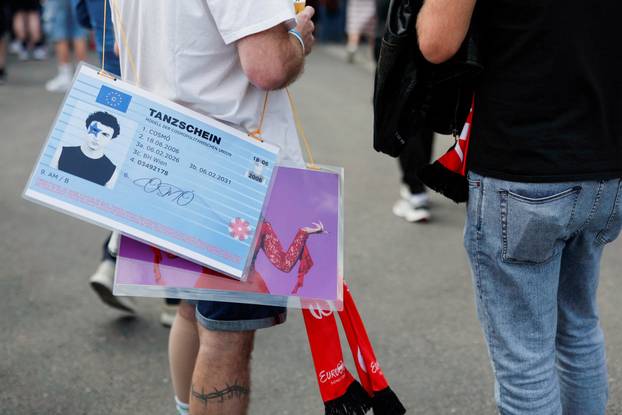 Eurovision Song Contest's 'Turquoise Carpet' event in Vienna