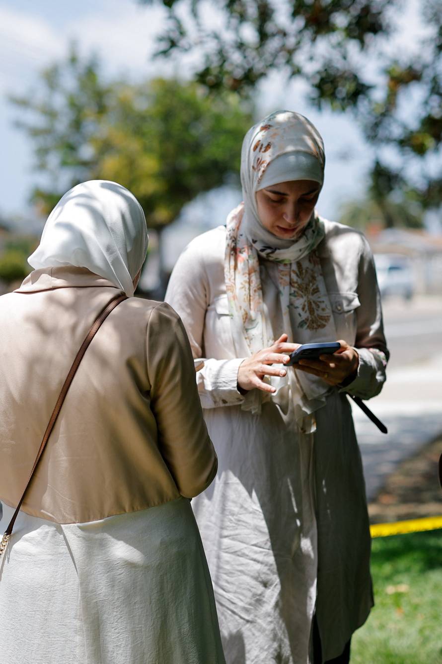 Scene of a reported active shooter situation at the Islamic Center in San Diego