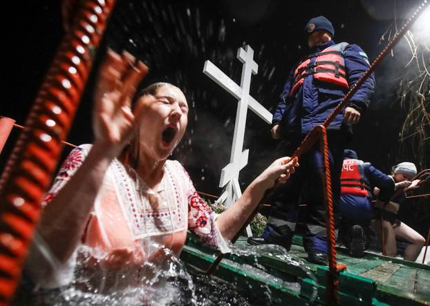 Orthodox Epiphany celebrations in Almaty
