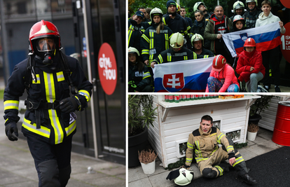 FOTO Vatrogasci se utrkivali desetu godinu zaredom kroz više od 30 katova za Kolibriće