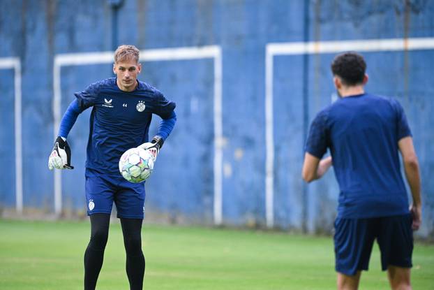 Zagreb: Trening nogometaša Dinama uoči utakmice protiv Vikinga