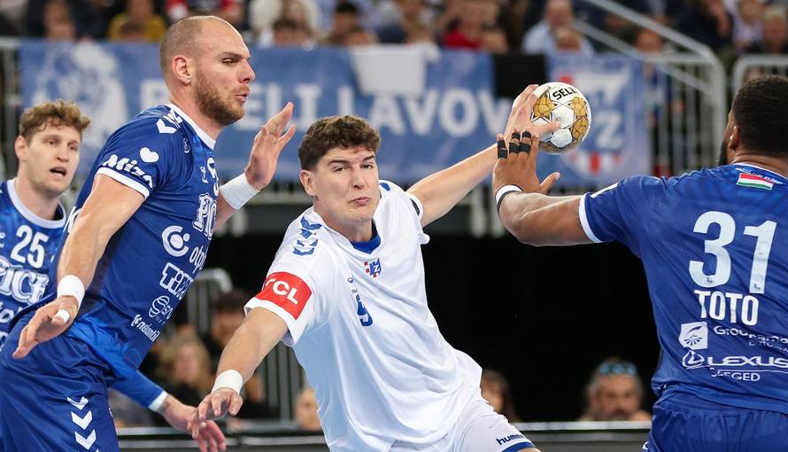 Zagreb: RK Zagreb protiv OTP Bank Pick Szeged u utakmici EHF Lige prvaka