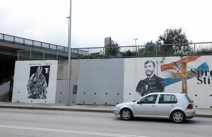 U Splitu ponovno osvanuo grafit 'ustaškog vojnika'. Uklonili su ga odmah, policija traži autore
