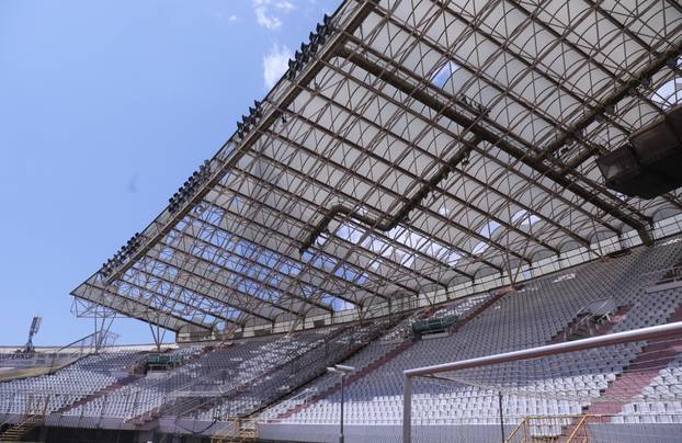 Poljud oštećen u oluji koja je poharala Split