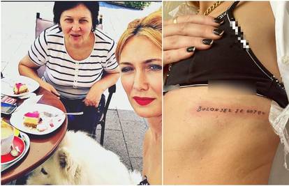 Ivana Mišerić pokojnoj mami posvetila je tetovažu: 'Njen rukopis, njena zadnja poruka...'