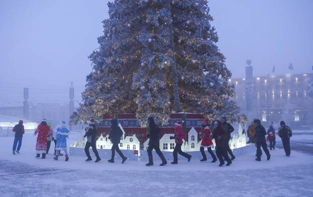 New Year's Eve race in Russia's Yakutsk