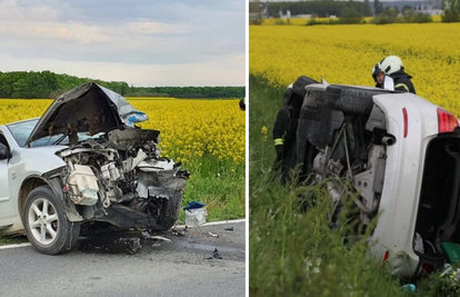 Teška prometna nesreća kod Koprivnice: Više ozlijeđenih, među njima navodno i djeca